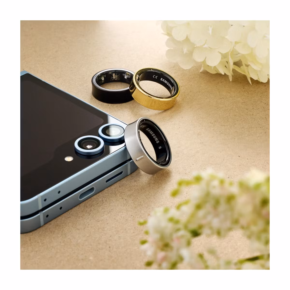 Samsung Galaxy Ring smart ring storlek 5 Titanium Silver