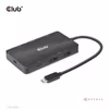 Club 3D CSV-1598 7-i-1 USB-C-dockningsstation med 2 × DisplayPort 4K 60 Hz och 100 W PD