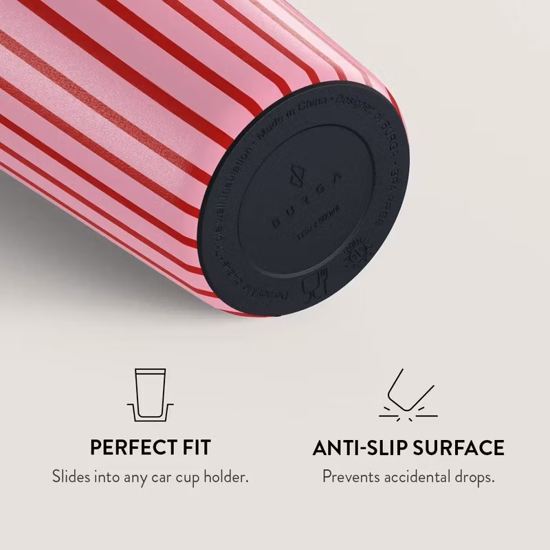 Burga Favorite Bikini 500 ml Termosmugg med lock och sugrör i rostfritt stål