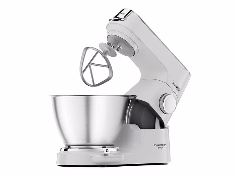 Kenwood Titanium Chef Baker KVC65.001WH 5 L Köksmaskin Vit/Champagnekräm