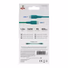 X2O Superflex USB-C till USB-C-kabel 60 W 1,5 m Turkosgrön