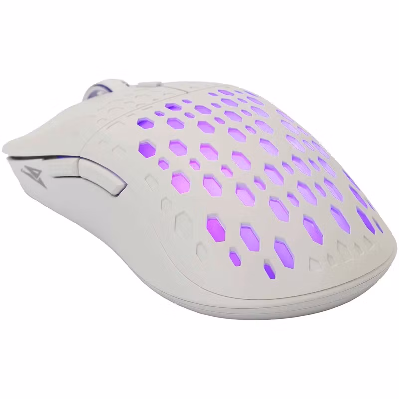 Baracuda Octopus 6 knappar 3 600 DPI Optisk Spelmus Vit