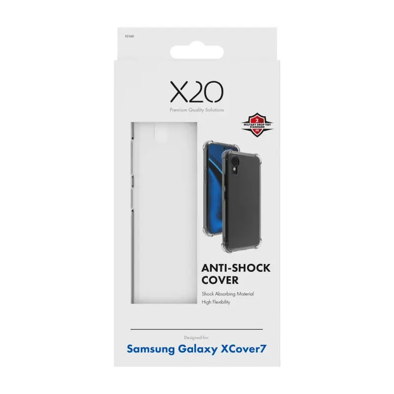X2O Anti-Shock Skal för Samsung Galaxy XCover 7 Transparent