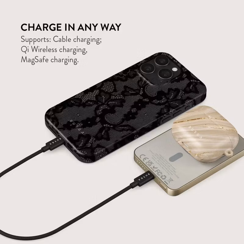 Burga Magnetic 5 000 mAh MagSafe Powerbank Guld
