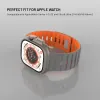 FIXED Silicone Magnetic Strap Magnetiskt silikonarmband för Apple Watch 44/45/46/49 mm Ljusgrå