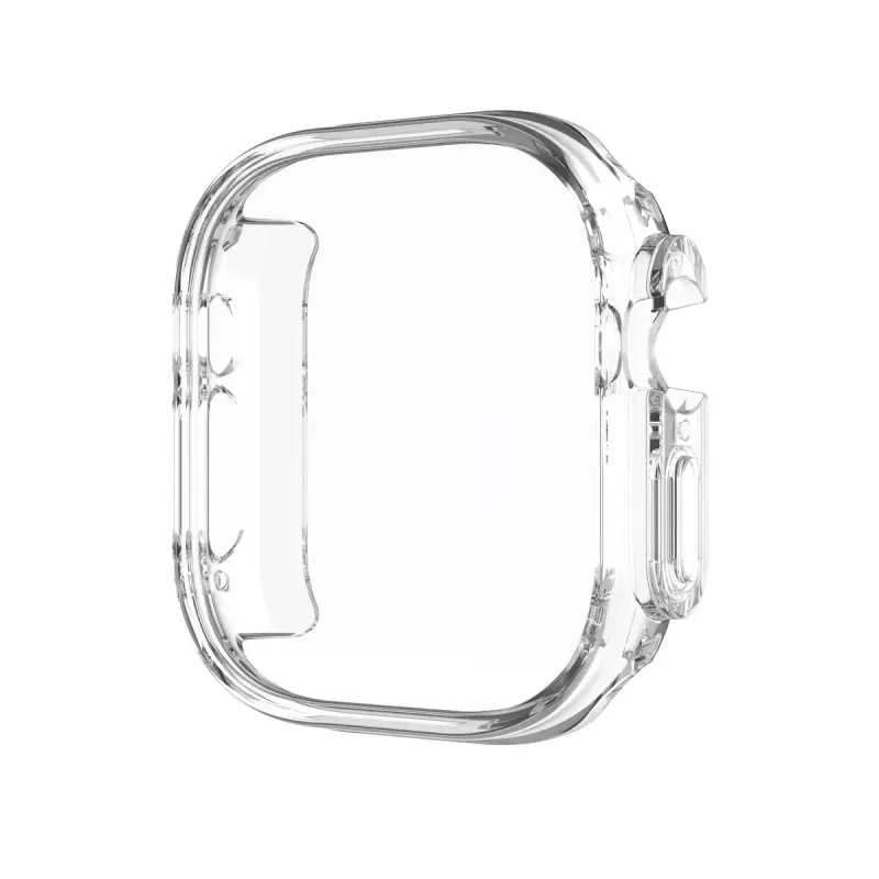 FIXED Pure Skyddsfodral med härdat glas för Apple Watch Ultra 49 mm Clear