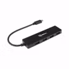 SBOX H-404C 4-portars USB-C-hubb med 4 × USB 3.0 Svart