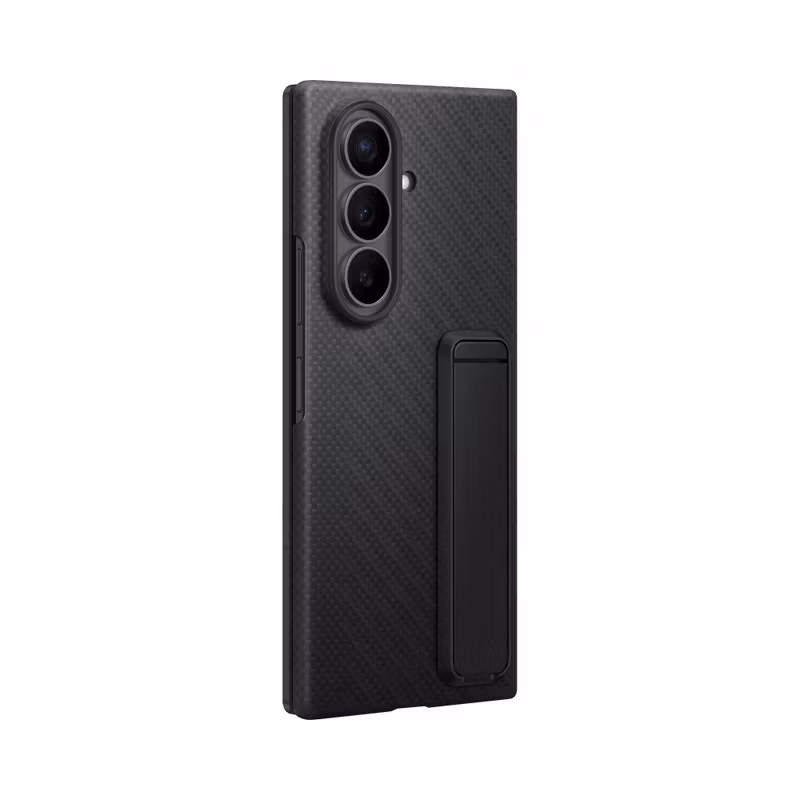 Samsung Galaxy Z Fold8 Ultra Carbon Standing Case skal med ställ Black