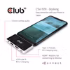 Club 3D CSV-1591 4-i-1 USB-C-hubb HDMI 4K 60 Hz med 100 W PD Svart