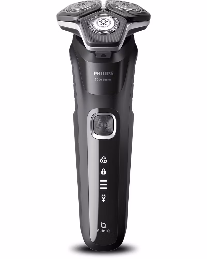 Philips Shaver Series 5000 S5898/79 Rakapparat för våt- och torrakning med OneBlade Dark Chrome