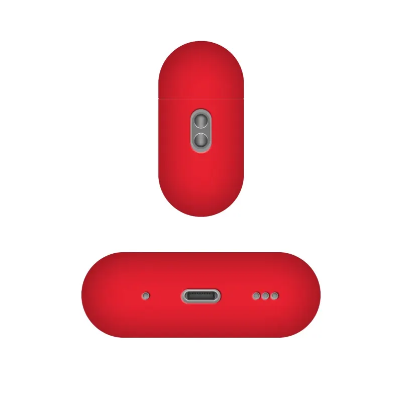 FIXED Silky FIXSIL-1629-RD Silikonfodral för Apple AirPods Pro 3 Röd