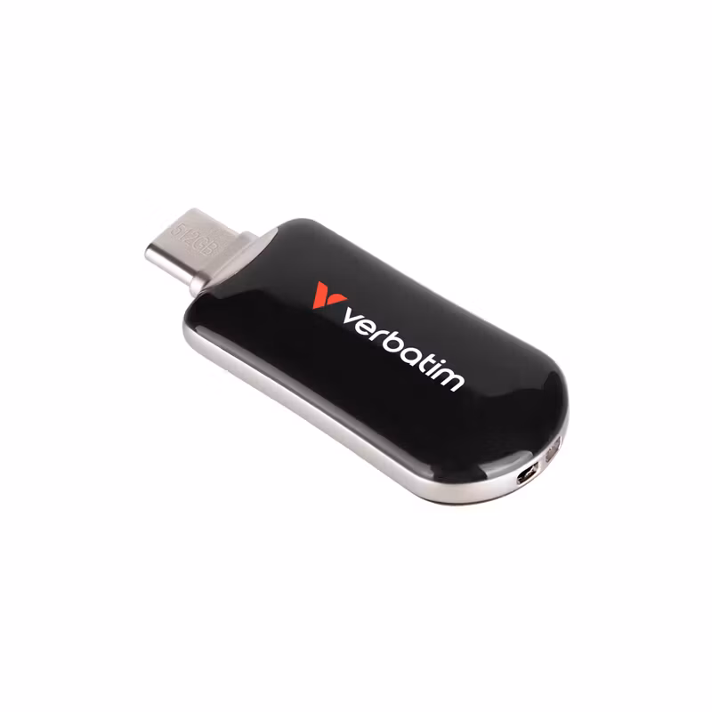 Verbatim Plectra 512 GB USB 3.2 Gen 1 USB-C USB-minne Svart