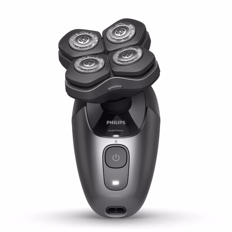 Philips 7000 Series HS7980/15 Head Shaver Pro Huvudrakapparat Svart Silver