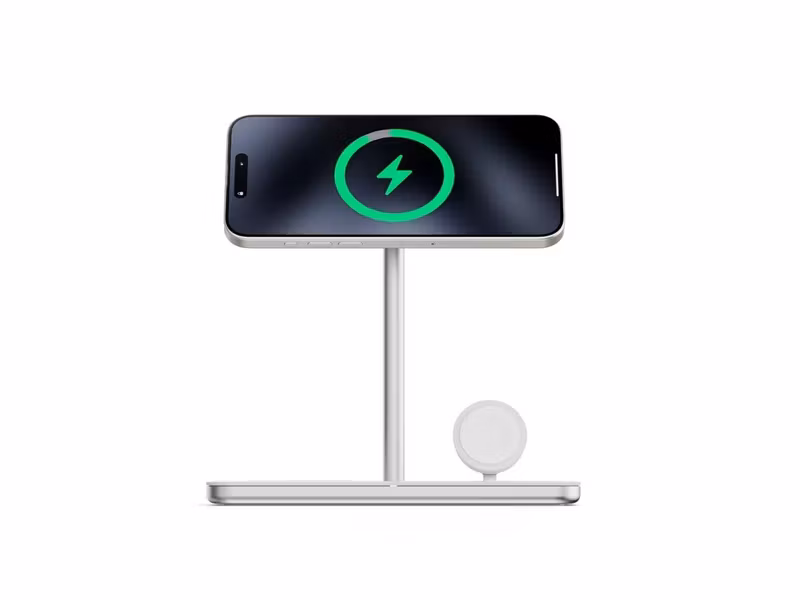 LINQ 3in1 Qi2 LQ48038 trådlöst laddningsställ för iPhone, Apple Watch och AirPods