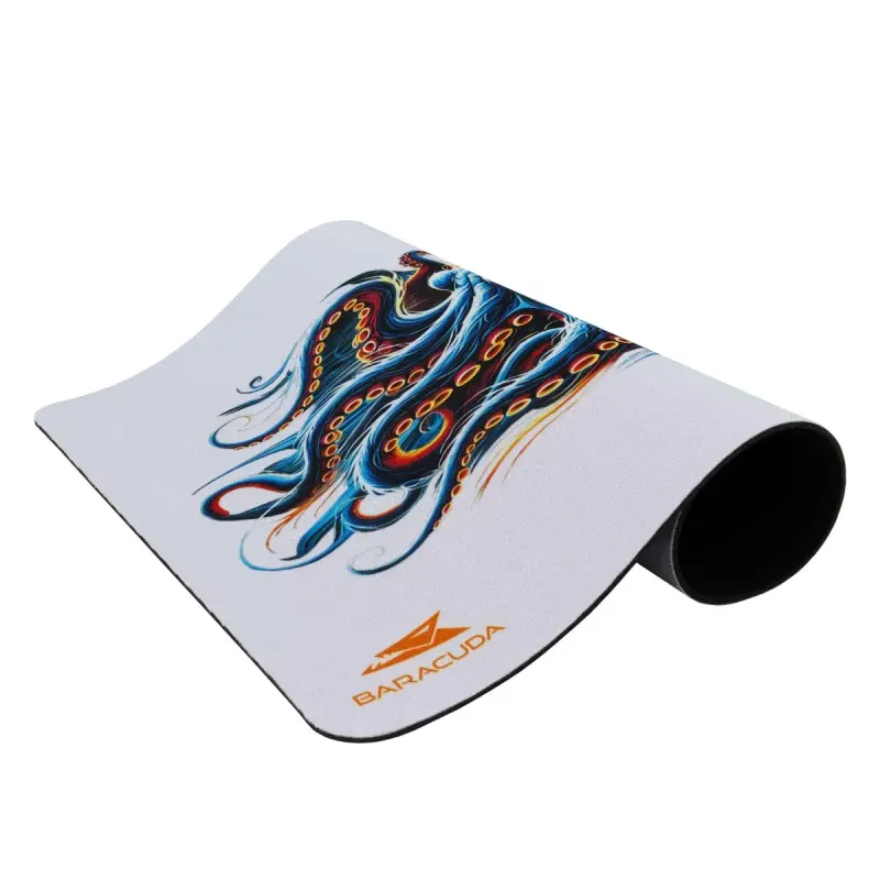 Baracuda OCTOPUS M Gamingmusmatta 300 × 250 mm Svart/Röd