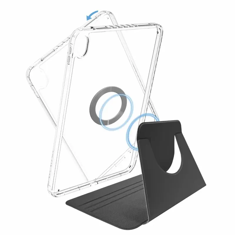 X2O 2-i-1 Mag Folio 360° Fodral för Apple iPad 11"/10,9" Svart