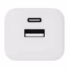 X2O 20 W Dubbel Hemmaladdare USB-C/USB-A GaN Vit