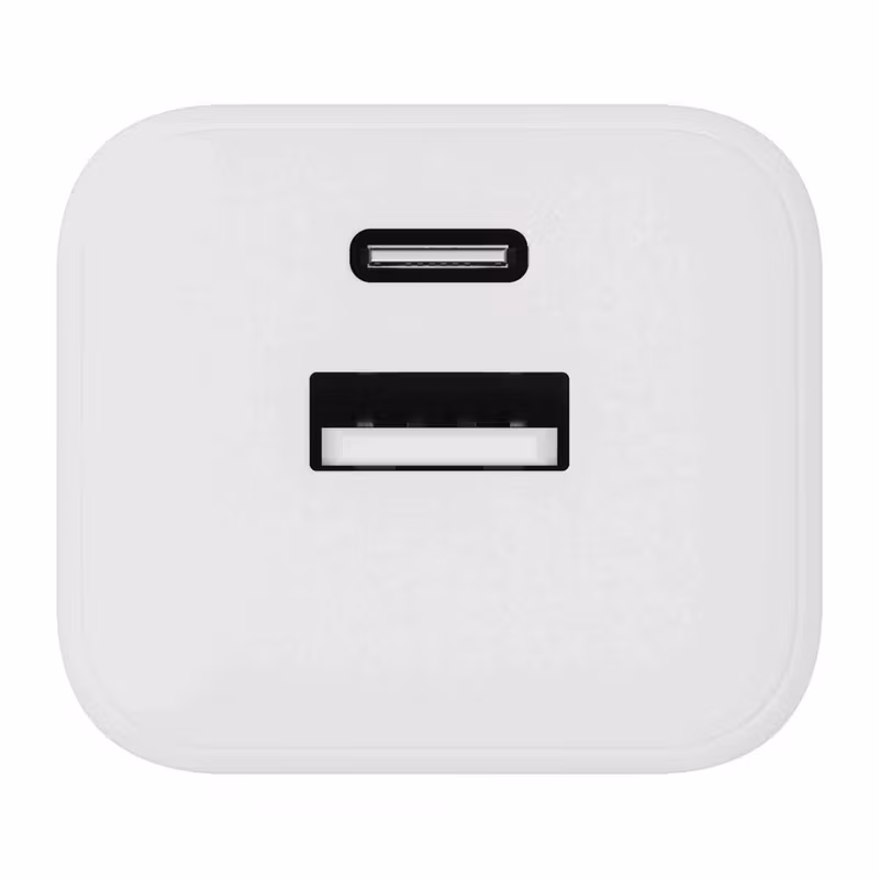 X2O 20 W Dubbel Hemmaladdare USB-C/USB-A GaN Vit