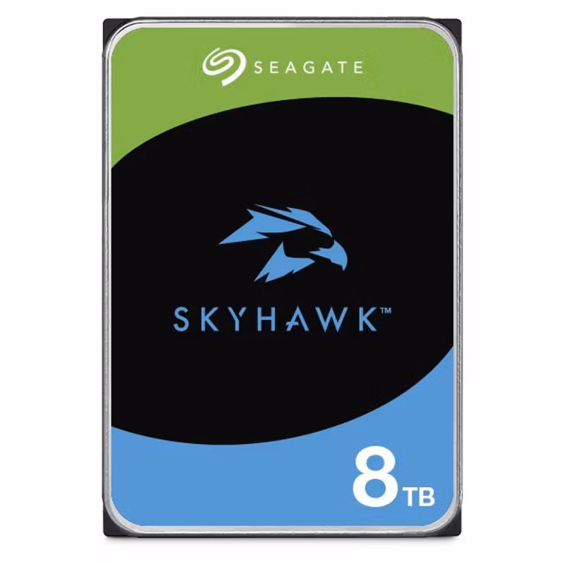 Seagate SkyHawk ST8000VX010 8 TB 3,5" SATA Övervakningshårddisk