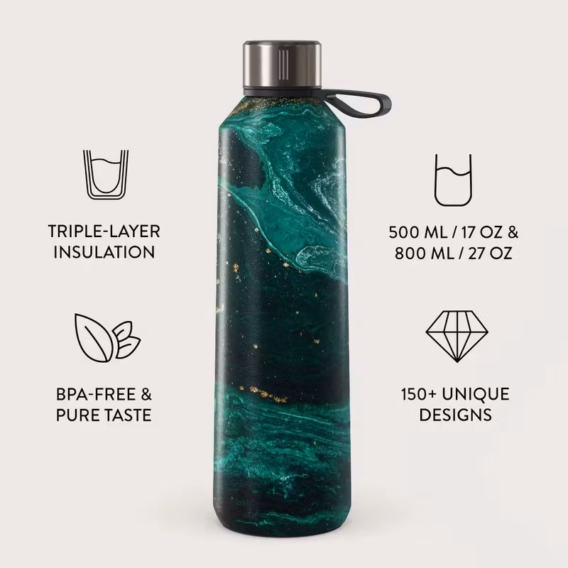 Burga Emerald Pool 800 ml Vatten-/Termosflaska i rostfritt stål