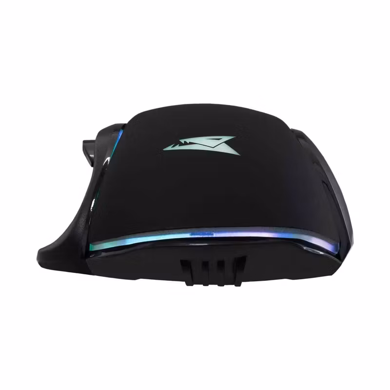Baracuda Piranha 7 knappar 7 200 DPI Optisk Spelmus Svart