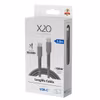X2O Longlife 100 W USB-C till USB-C-kabel 2 m Titangrå