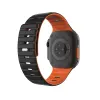 FIXED Silicone Magnetic Strap Magnetiskt silikonarmband för Apple Watch 44/45/46/49 mm Svart