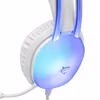 White Shark PEACOCK-2 Over-Ear RGB Spelheadset med 50 mm-drivers Vit