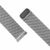 FIXED Mesh Strap Armband i rostfritt stålnät med Quick Release för smartklocka 20 mm Silver