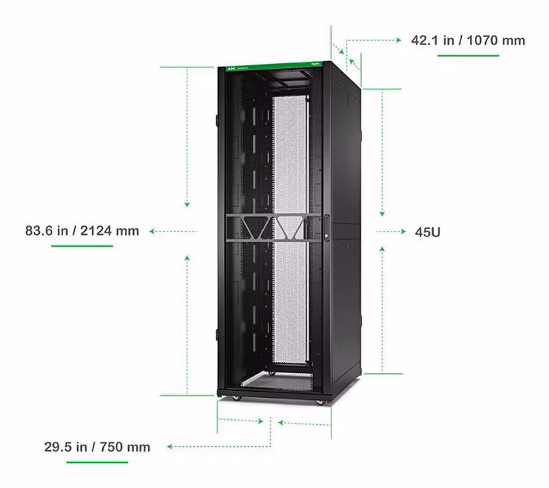 APC NetShelter SX AR3155B2 45U Rackskåp Gen 2 Svart