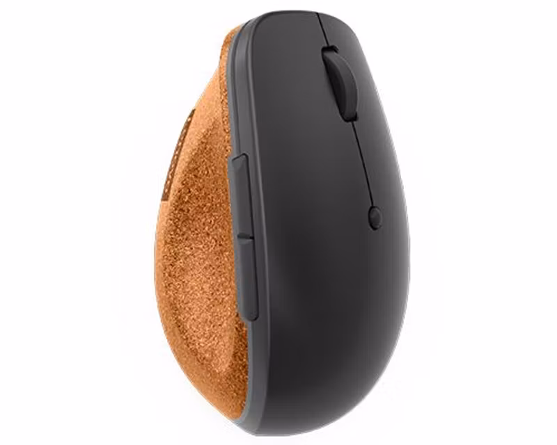 Lenovo Go GY51C33980 Trådlös Vertikal Ergonomisk Mus Brun/Grå