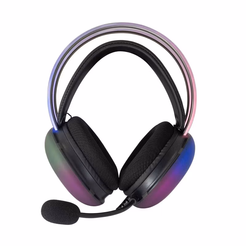 White Shark FIREFLY On-Ear Spelheadset Svart