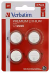 Verbatim CR2025 3 V Litiumbatteri 4-pack