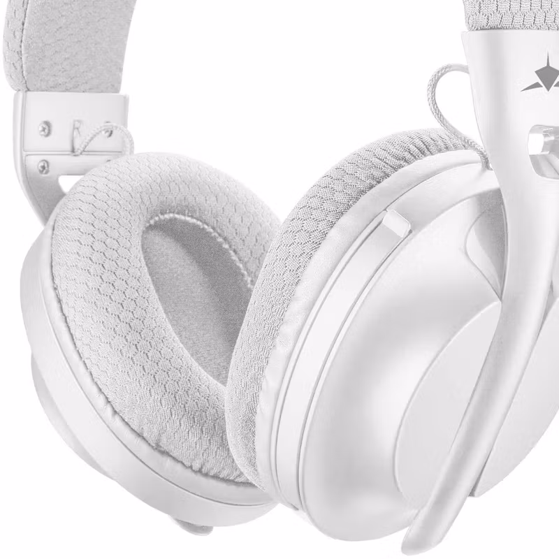 White Shark FALCON Trådlöst On-Ear Spelheadset Vit/Grå