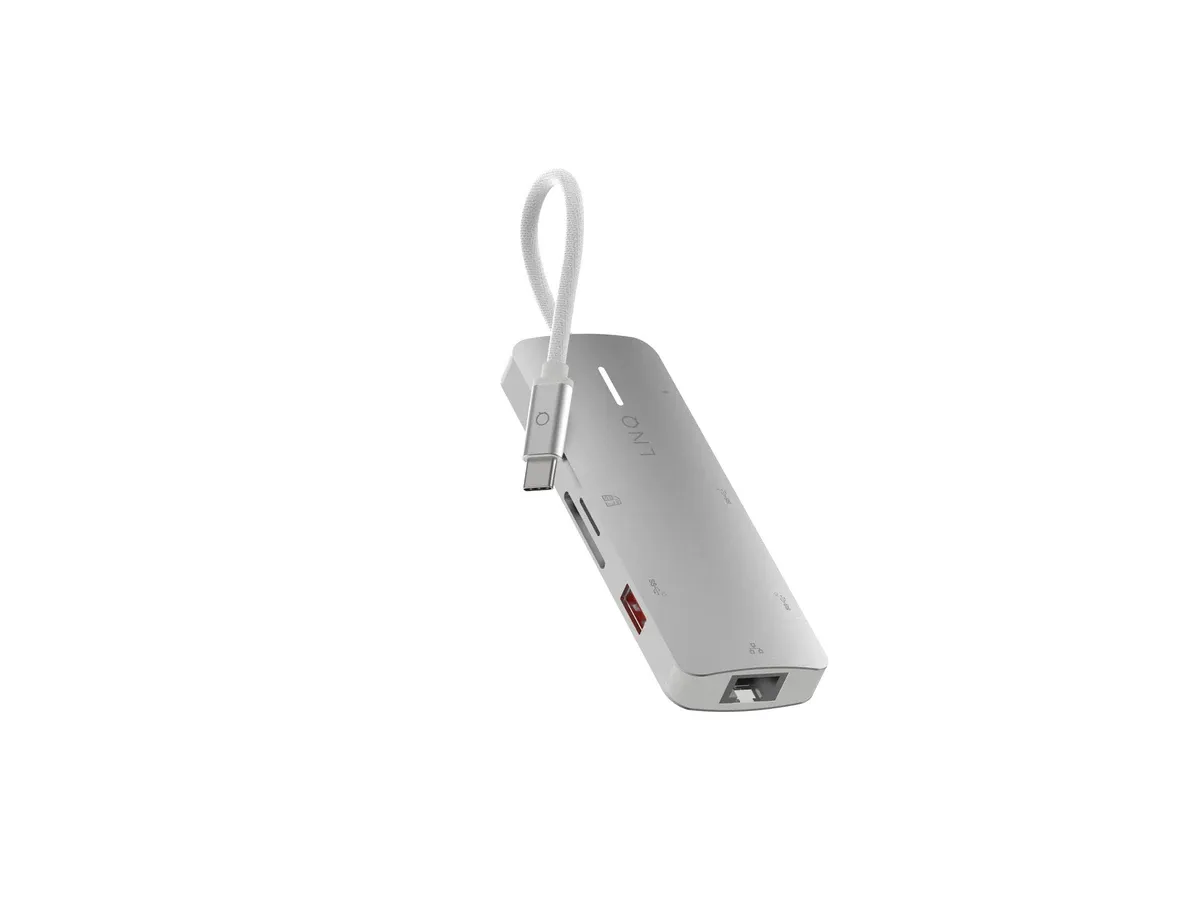 LINQ 8in1 PRO USB-C-hubb 140 W med 4K HDMI, SD 4.0-kortläsare och 2,5 Gbps Ethernet