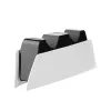 FIXED Laddstation FIXPS5-DCC-BW för 2 PS5 DualSense-kontroller Black/White