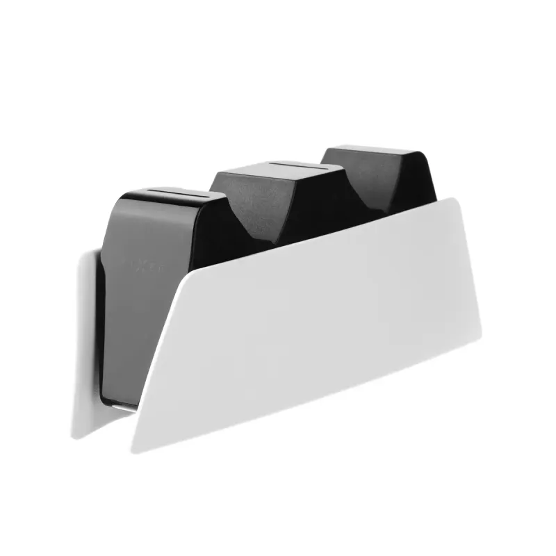 FIXED Laddstation FIXPS5-DCC-BW för 2 PS5 DualSense-kontroller Black/White