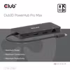 Club 3D CSV-2552 9-i-1 USB-C-hubb med dubbla HDMI och 100 W PD