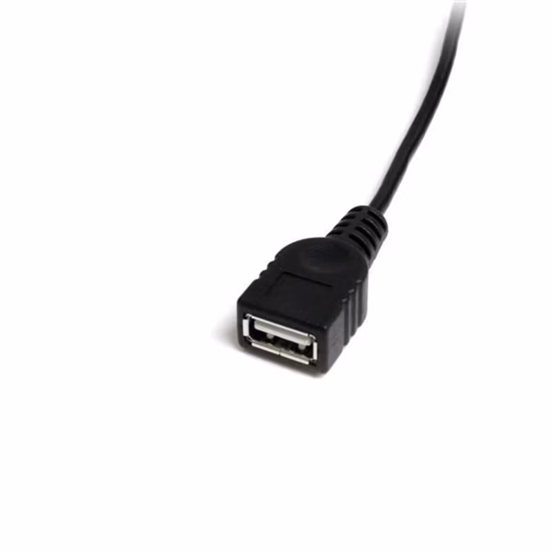 StarTech.com USBMUSBFM1 USB 2.0-kabel USB-A hona till Mini-USB-B hane 30 cm Svart