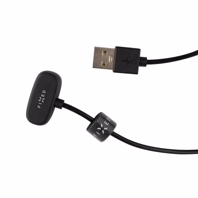 FIXED USB-A Laddningskabel för Amazfit GTR 2/GTS 2 Svart