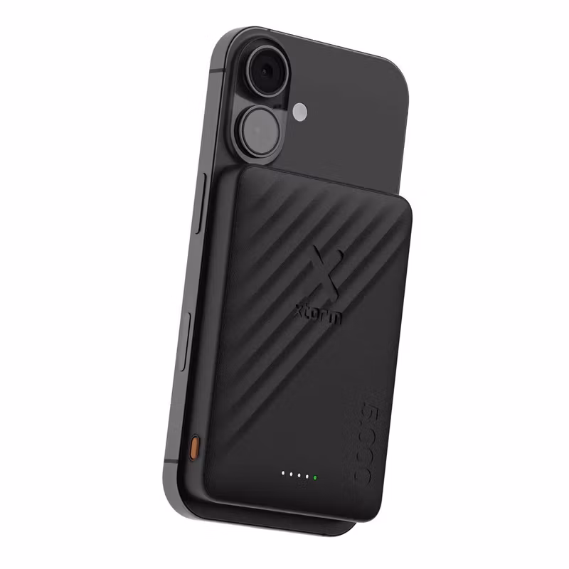Xtorm Go2 XG2WP051 5 000 mAh 15 W Magnetisk Trådlös Powerbank med USB-C Svart