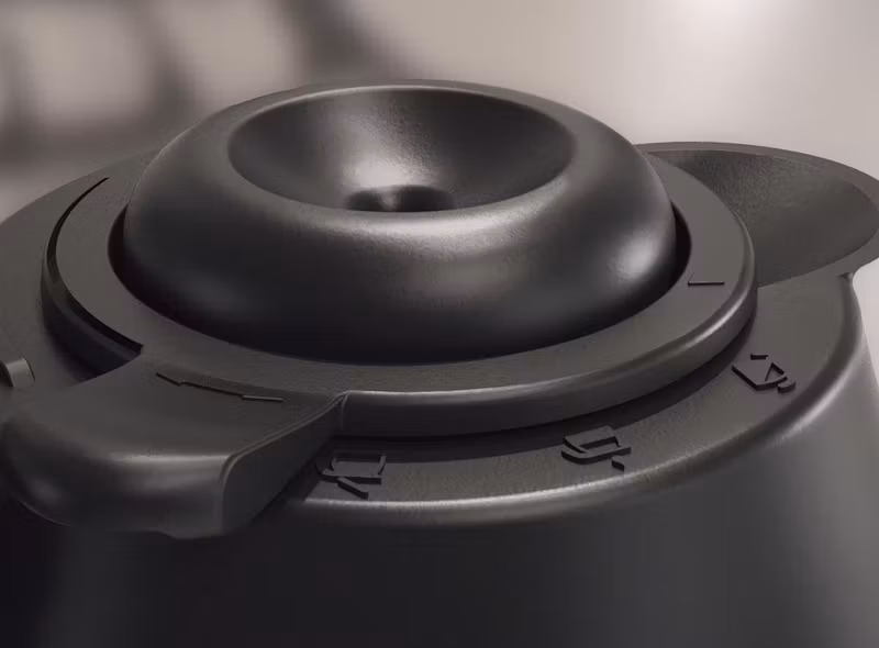Philips Café Gaia HD7548/20 Kaffebryggare med termoskanna Metall/Svart