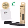Club 3D CSV-2555 7-i-1 USB-C-hubb med HDMI 4K 60 Hz och PD 3.1 140 W Svart