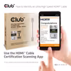 Club 3D CAC-1370 HDMI 2.1 Ultra High Speed HDMI-kabel 1,5 m Svart