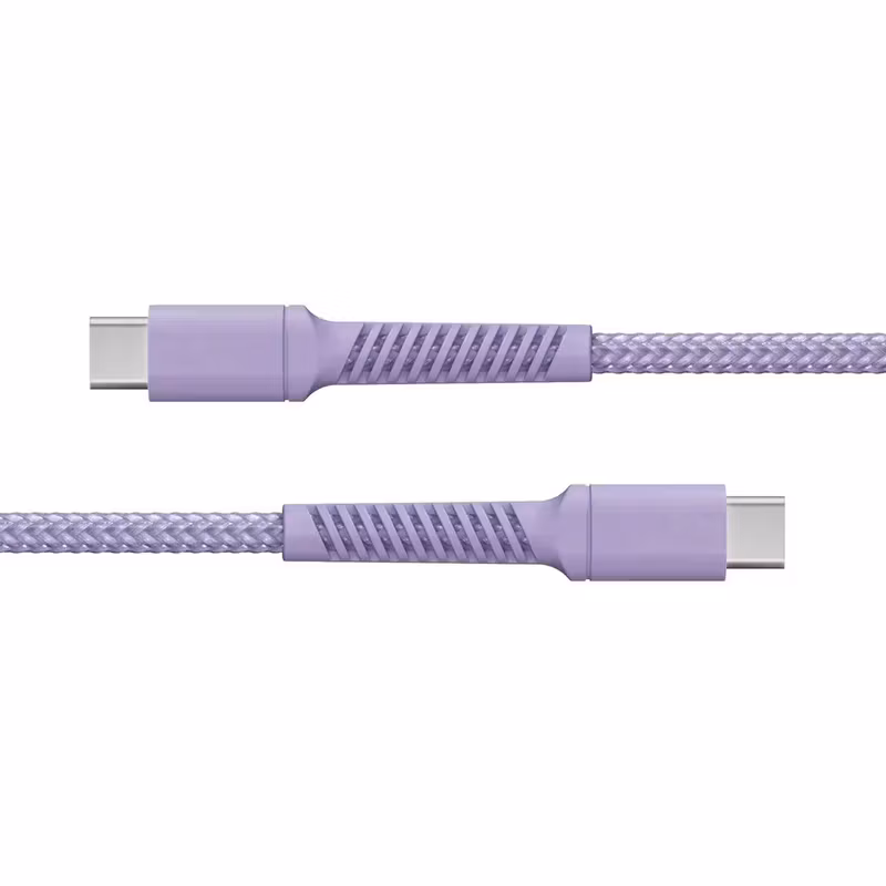 X2O Longlife 100 W USB-C till USB-C-kabel 2 m Lavendel