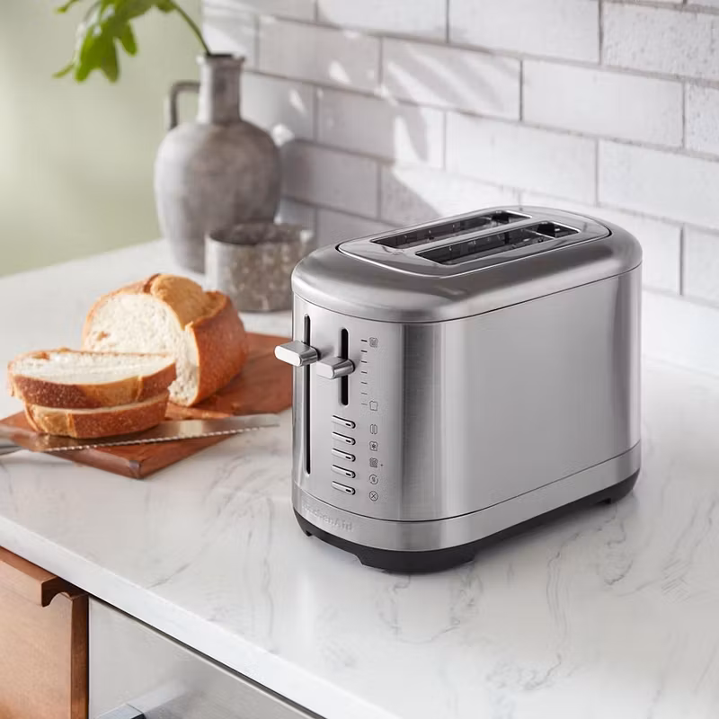 KitchenAid 5KMT2109ESX 2 skivor 980 W Brödrost Rostfritt stål
