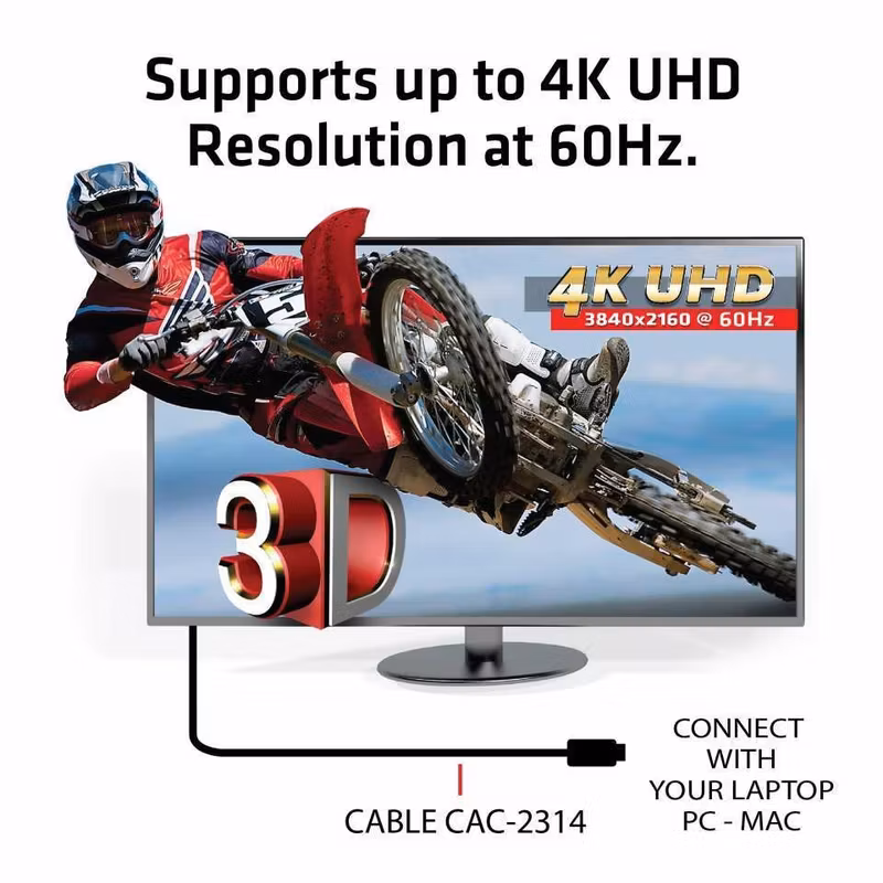 Club 3D CAC-2314 HDMI 2.0-kabel med Ethernet 15 m RedMere Aktiv Svart