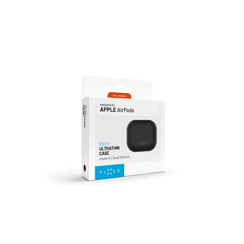 FIXED Silky FIXSIL-1629-BK Silikonfodral för Apple AirPods Pro 3 Svart