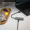 FIXED HUB Port FIXHU-PT-GR 4-i-1 USB-C-hubb Silver