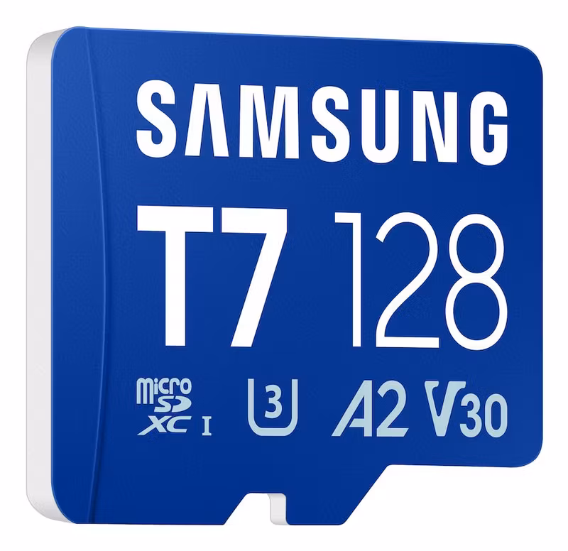 Samsung T7 MB-MB128T microSDXC UHS-I 128 GB 170 MB/s Minneskort Blå